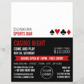 の遊カードスーツ、カジノナイト、ゲーム業界 チラシ (正面)