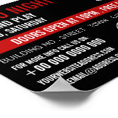 の遊カードスーツ、カジノナイト、ゲーム業界 ポスター (角)