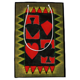 の遊カードデザイン ミディアムペーパーバッグ