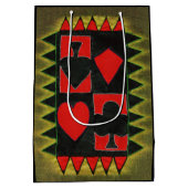 の遊カードデザイン ミディアムペーパーバッグ (裏面)