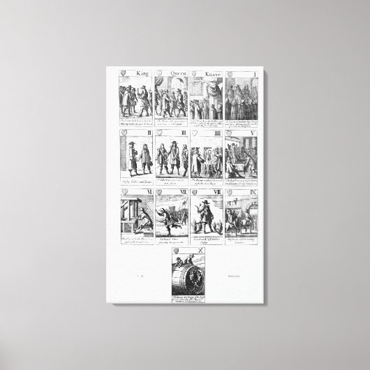 の遊カード キャンバスプリント (正面)