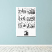 の遊カード キャンバスプリント (インサイチュ (ウッドフロア))