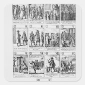 の遊カード スクエアシール (正面)