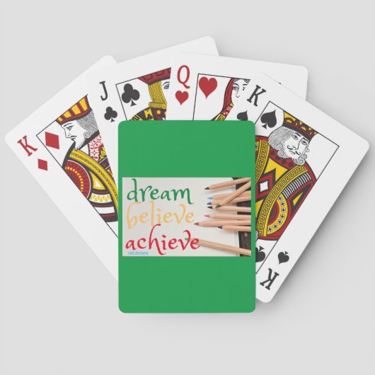 の遊カード「ドリーム信じ...」 トランプ (裏面)