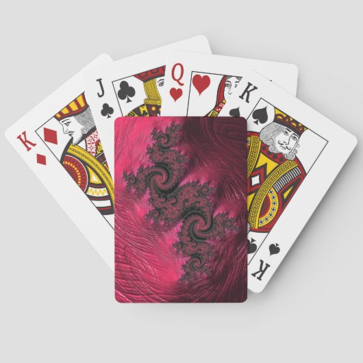 の遊カード – F408 "Pink Dragon" トランプ (裏面)