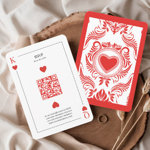 の遊カードLas VegasのQR結婚コード 出欠カード
