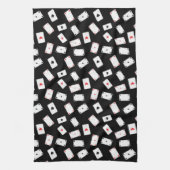 の遊カー芸術的ド キッチンタオル (縦)