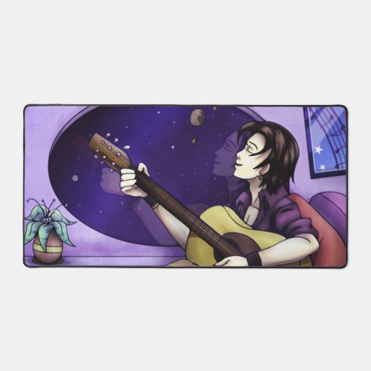 の遊ギターの宇宙 デスクマット (正面)