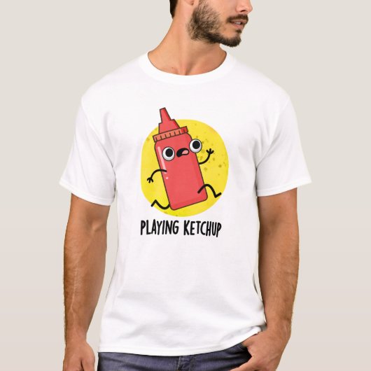 の遊ケチャップおもしろいソープン Tシャツ (正面)