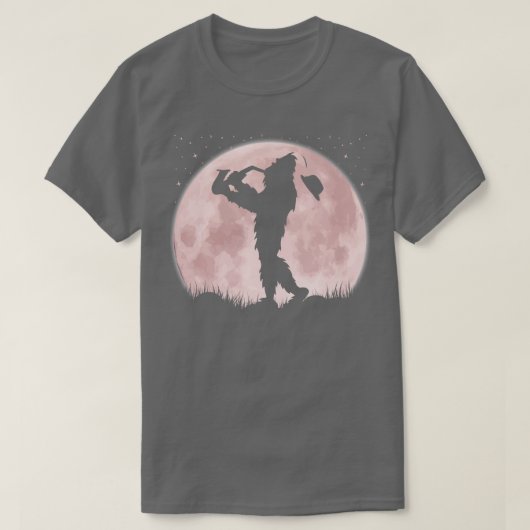 の遊サックス奏者 Tシャツ (デザイン正面)