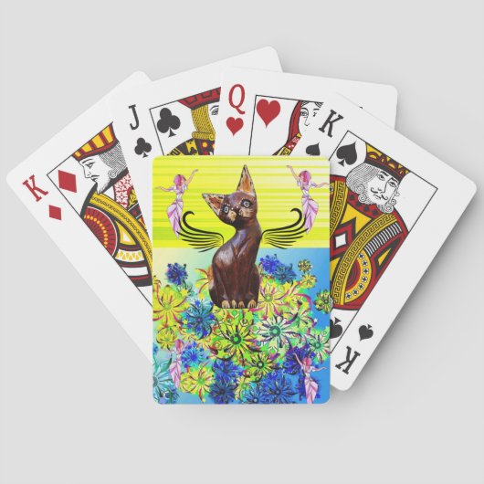 の遊トランプフェアリー子猫フローラ トランプ (裏面)