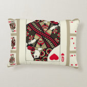 の遊ハートのカードはヴィンテージスタイルでスーツ。織里 アクセントクッション (裏面)