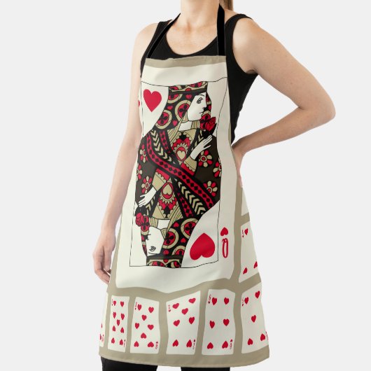 の遊ハートのカードはヴィンテージスタイルでスーツ。織里 エプロン (インサイチュ)