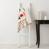 の遊ハートのカードはヴィンテージスタイルでスーツ。織里 シェルパブランケット (インサイチュ)