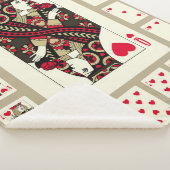 の遊ハートのカードはヴィンテージスタイルでスーツ。織里 シェルパブランケット (3/4)