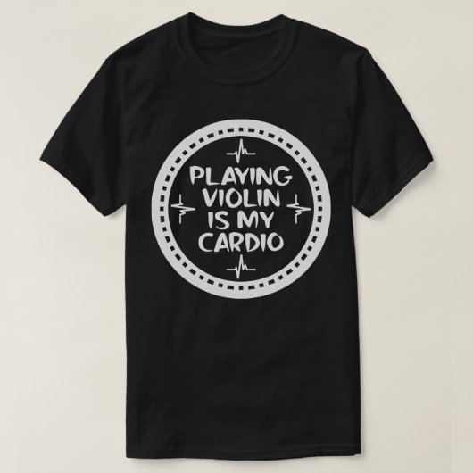 の遊バイオリンは私のスタジオだ Tシャツ (デザイン正面)