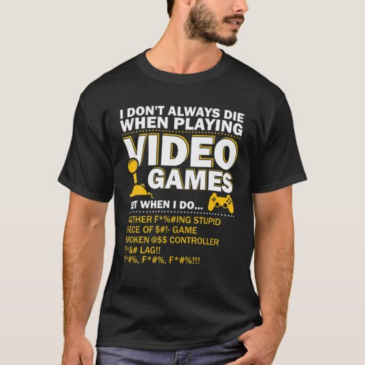 の遊ビデオゲームゲーマーおもしろいゲームコンソールGam Tシャツ (正面)