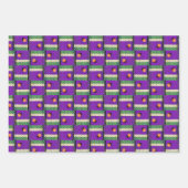 の遊ピックボールが街灯に照らさ来せるまで ラッピングペーパーシート (正面)