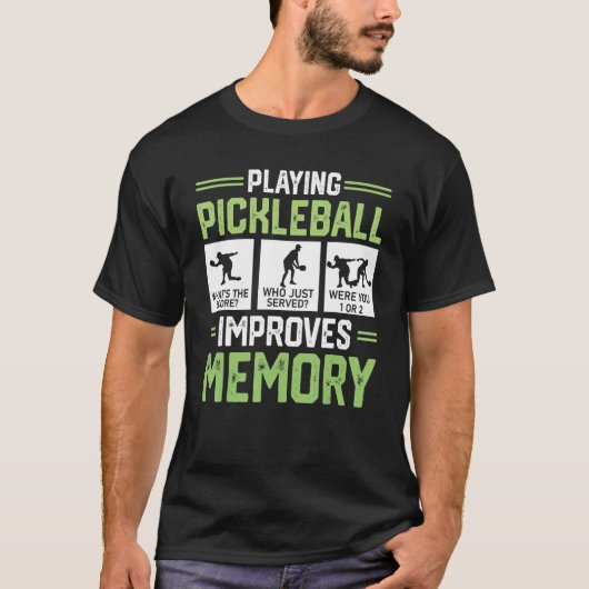の遊ピックボールが記憶力を向上 Tシャツ (正面)
