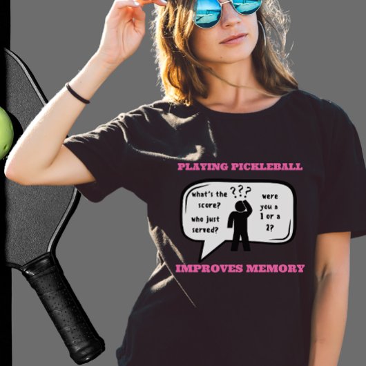 の遊ピックボールでメモリがおもしろい向上 Tシャツ