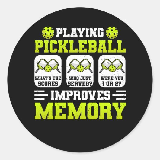 の遊ピックボールでメモリが向上するスコアJ ラウンドシール (正面)