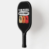 の遊ピックボールでメモリが向上 ピックルボールラケット (左)