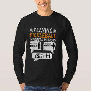 の遊ピックボールはメモリDinkプレーヤーPicを改善 Tシャツ