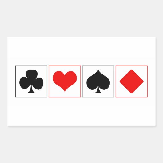 の遊名刺のスーツ 長方形シール (正面)