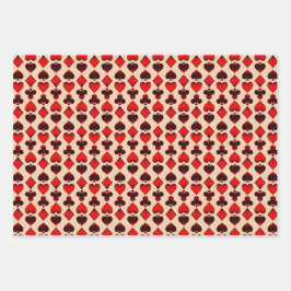 の遊名刺パターン ラッピングペーパーシート