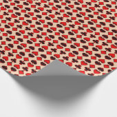 の遊名刺パターン ラッピングペーパー (角)