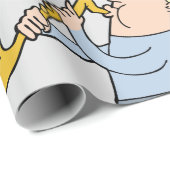 の遊Aザクサフォンミュージシャン包装紙 ラッピングペーパー (ロールコーナー)