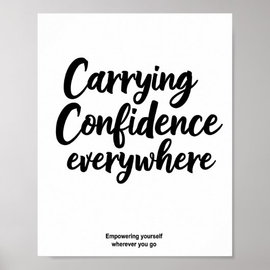 の運自信、自分を強化 ポスター (正面)