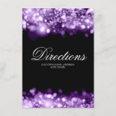 の運転結婚方向が紫きらめく色 エンクロージャーカード (裏面)