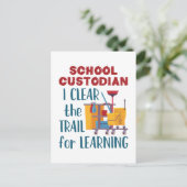 の道澄んをたどる学校の学保護者 ポストカード (スタンド正面)