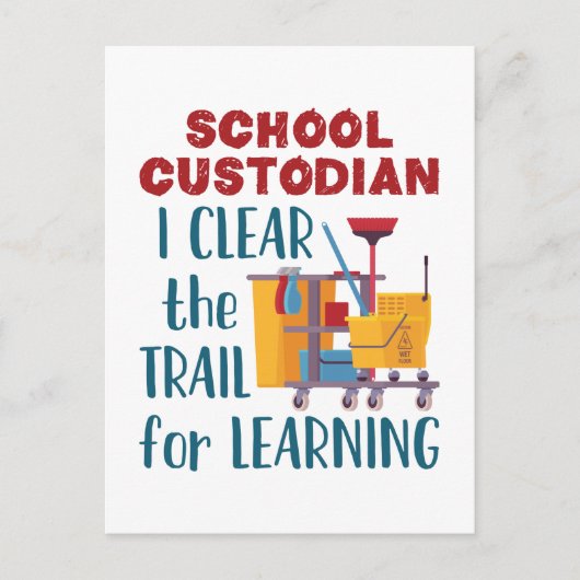 の道澄んをたどる学校の学保護者 ポストカード (正面)