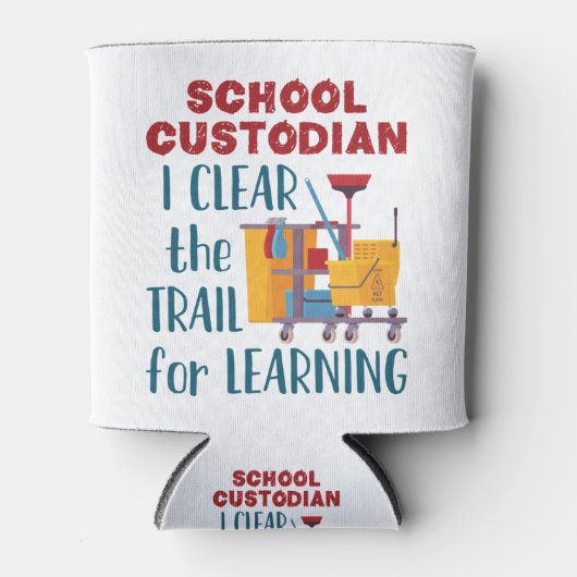 の道澄んをたどる学校の学保護者 缶クーラー (正面)