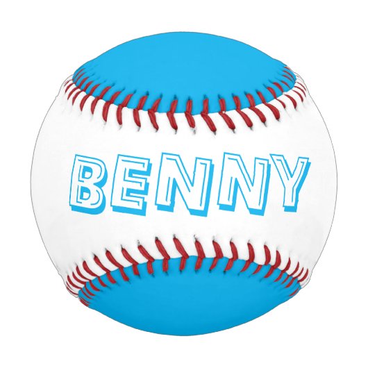 の野球場カスタムでの名前、ユーススポーツのギフト、 野球ボール (正面)