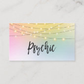 *~*の金ゴールドのひもはグラデーションな霊魂媒体のパステルをつけます 名刺 (正面)