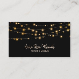 *~*の金ゴールドのひもはヨガの霊魂媒体をつけます 名刺