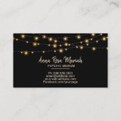 *~*の金ゴールドのひもはヨガの霊魂媒体をつけます 名刺 (裏面)