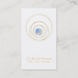 *~*の金ゴールドの幾何学的な宇宙神聖な幾何学Boho 名刺