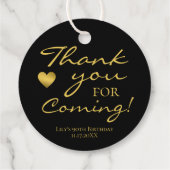 の金ゴールドス来クリプトエレガント誕生日 フェイバータグ (裏面)