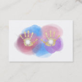 *~*の金ゴールドホイルは治療を渡しま霊気エネルギーを放射します 名刺 (正面)