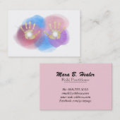 *~*の金ゴールドホイルは治療を渡しま霊気エネルギーを放射します 名刺 (正面/裏面)