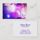 *~*の銀河系の宇宙神聖な幾何学の星雲 名刺 (正面/裏面)