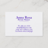 *~*の銀河系の宇宙神聖な幾何学の星雲 名刺 (裏面)