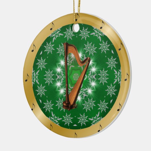 ~の銀製の~の緑の~の金ゴールドの~のクリスマスの~を同じことをくどくど言って下さい セラミックオーナメント (左)