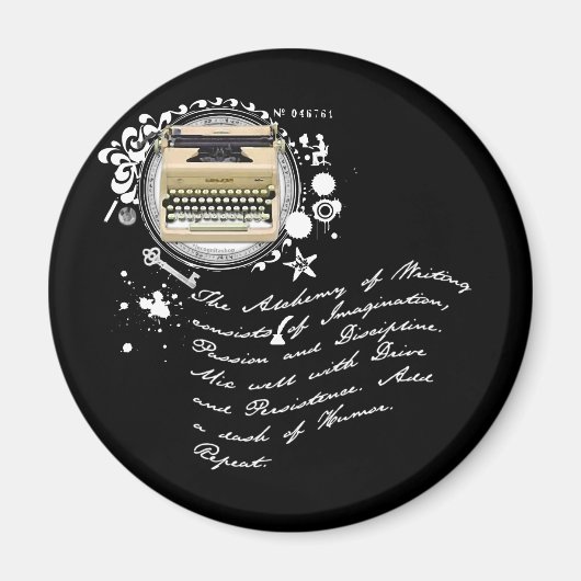 の錬金術書。 マグネット (正面)