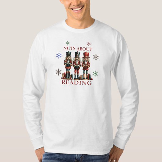 の長袖読Tシャツに夢中 Tシャツ (正面)