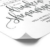 の開結婚バー、酔っ払ったシェナニガン徴候 ポスター (角)